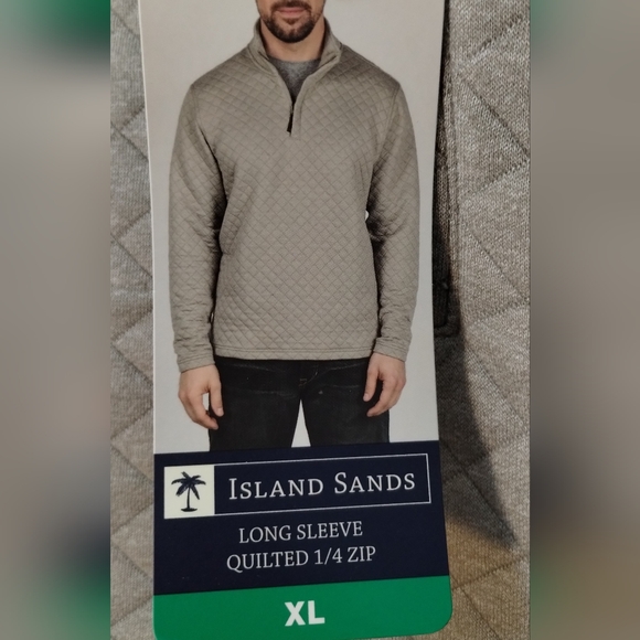 NWT Islands Sands Quilted 1/4 Zip Pullover - Picture 14 of 14
